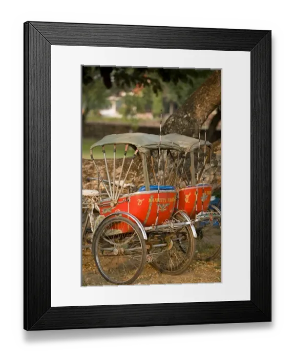 Framed Print : push bikes Framed Print : push bikes