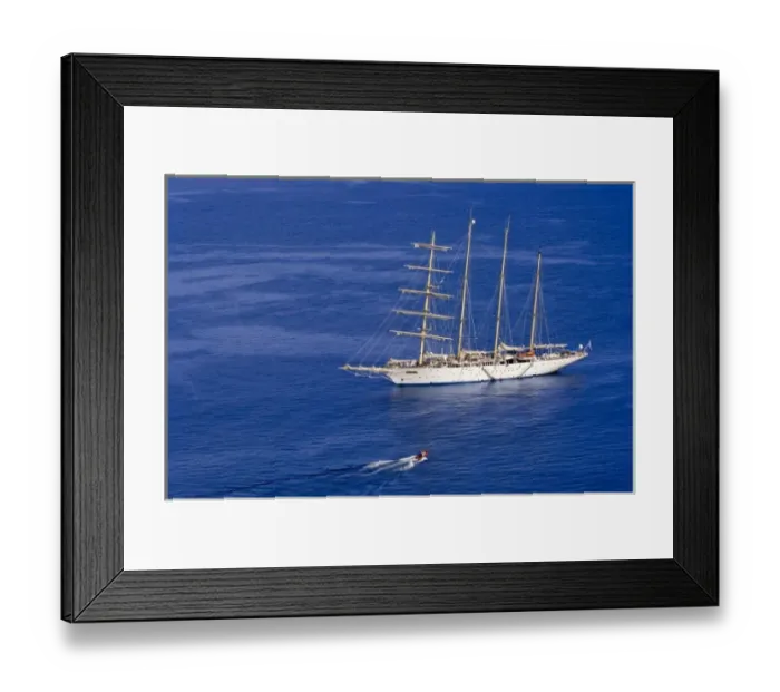 Framed Print : Thailand, Andaman Sea. Star Fyer clipper ship anchored off Ko Miang Island Similan Framed Print : Thailand, Andaman Sea. Star Fyer clipper ship anchored off Ko Miang Island Similan