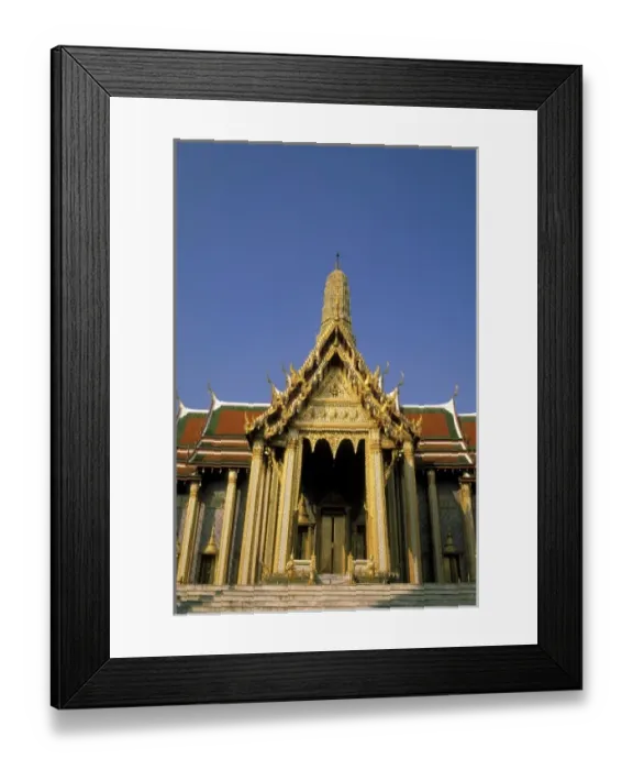 Framed Print : Asia, Thailand, Bangkok. Wat Phra Kaeo, royal Pantheon Framed Print : Asia, Thailand, Bangkok. Wat Phra Kaeo, royal Pantheon