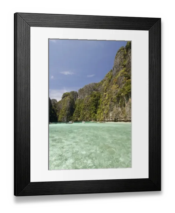 Framed Print : Thailand, Phi Phi Lay Island, Pileh cove Framed Print : Thailand, Phi Phi Lay Island, Pileh cove