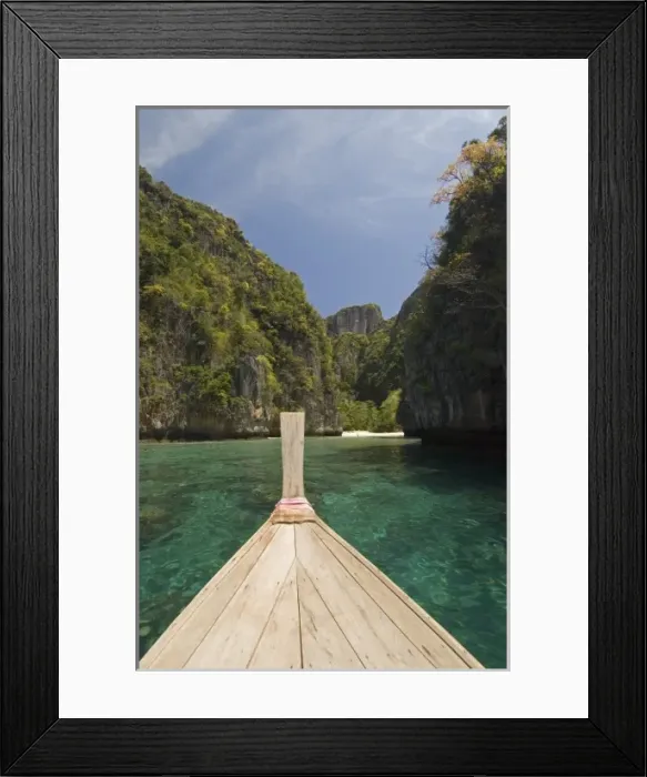 Framed Print : Thailand, Phi Phi Lay Island, Loh Sama Bay Framed Print : Thailand, Phi Phi Lay Island, Loh Sama Bay