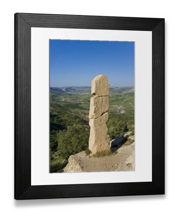 Framed Print : Stele, Arsameia Ruins of Commagene, Adiyaman, Turkey
