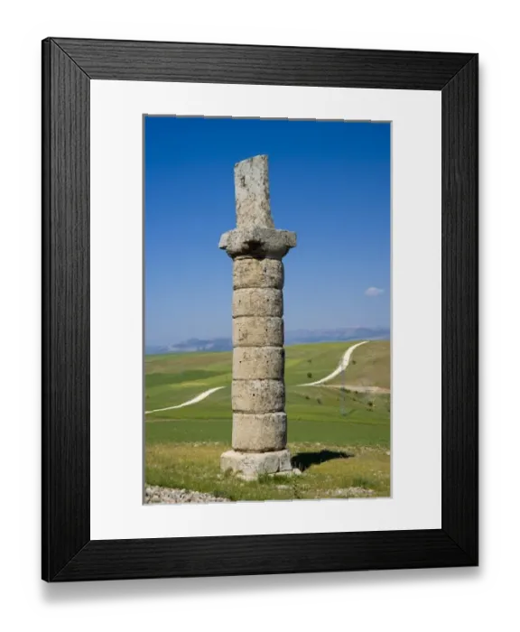 Framed Print : Karakus Tumulus of Commagene Royal family, Kahta, Adiyaman, Turkey