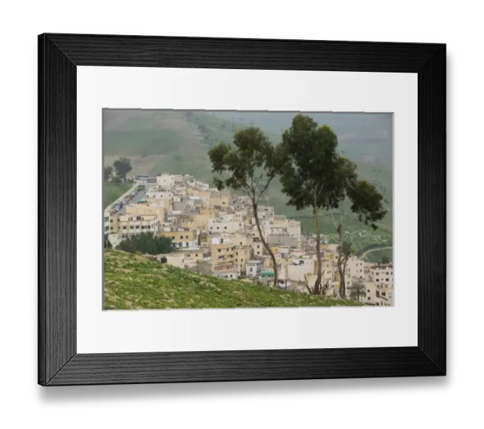 Framed Print : MOROCCO, Moulay Yacoub (Fes Area): View of Spa Town Home of famous Hot Springs Framed Print : MOROCCO, Moulay Yacoub (Fes Area): View of Spa Town Home of famous Hot Springs