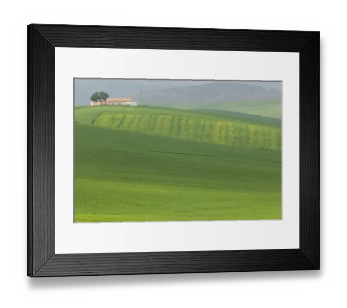 Framed Print : MOROCCO, Region Kandar et Sebou: Spring Countryside by town of EL MENZEL Framed Print : MOROCCO, Region Kandar et Sebou: Spring Countryside by town of EL MENZEL