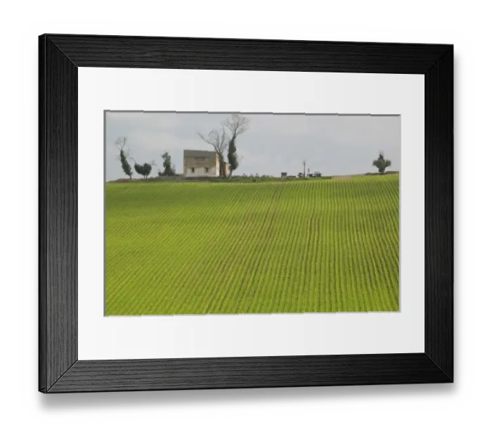 Framed Print : MOROCCO, Region Kandar et Sebou: Spring Countryside by town of EL MENZEL Framed Print : MOROCCO, Region Kandar et Sebou: Spring Countryside by town of EL MENZEL