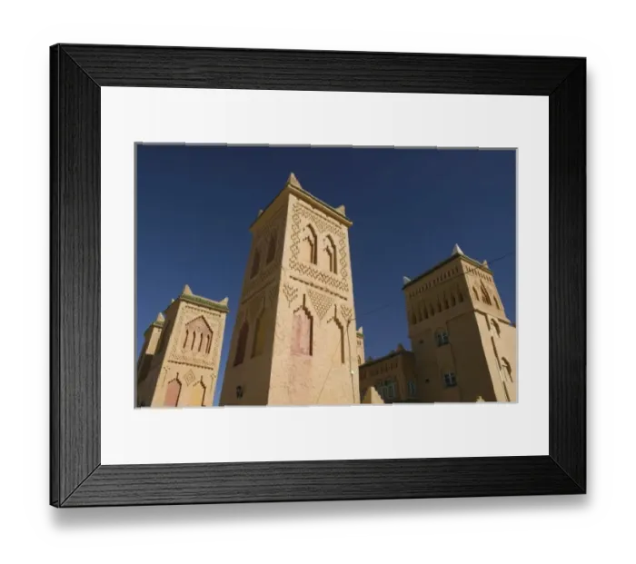 Framed Print : MOROCCO, Middle Atlas, MIDELT: Casbah Style, Hotel Kasbah Asmaa Exterior Framed Print : MOROCCO, Middle Atlas, MIDELT: Casbah Style, Hotel Kasbah Asmaa Exterior