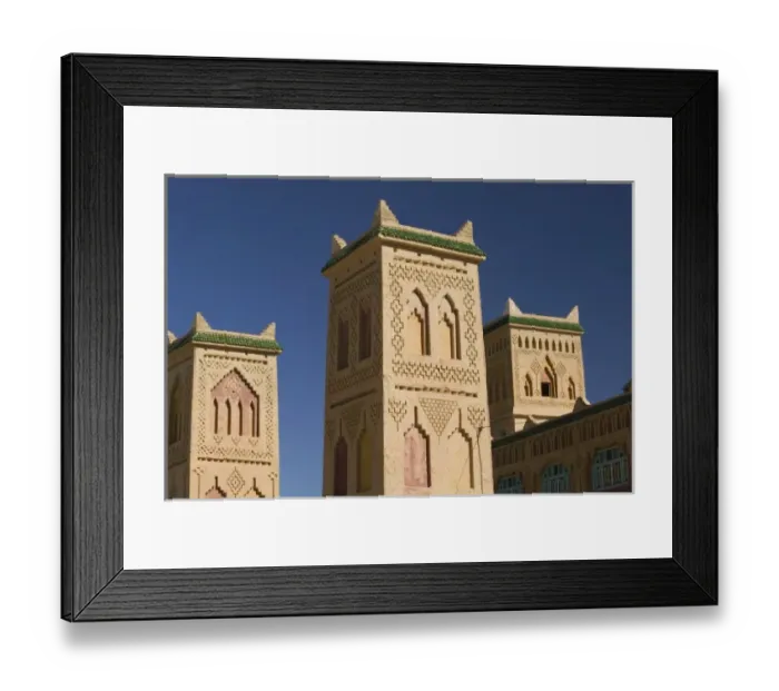 Framed Print : MOROCCO, Middle Atlas, MIDELT: Casbah Style, Hotel Kasbah Asmaa Exterior Framed Print : MOROCCO, Middle Atlas, MIDELT: Casbah Style, Hotel Kasbah Asmaa Exterior