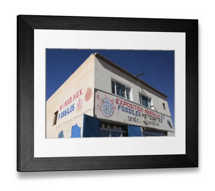 Framed Print : MOROCCO, Middle Atlas, MIDELT: Minerals and Fossils Store Framed Print : MOROCCO, Middle Atlas, MIDELT: Minerals and Fossils Store