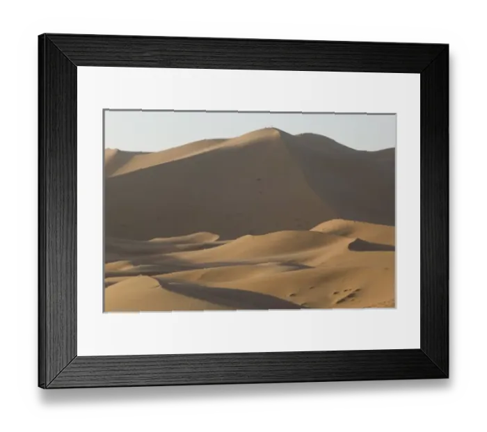 Framed Print : MOROCCO, Tafilalt, MERZOUGA: Erg Chebbi Dunes (up to 400 ft in height), Morning Framed Print : MOROCCO, Tafilalt, MERZOUGA: Erg Chebbi Dunes (up to 400 ft in height), Morning