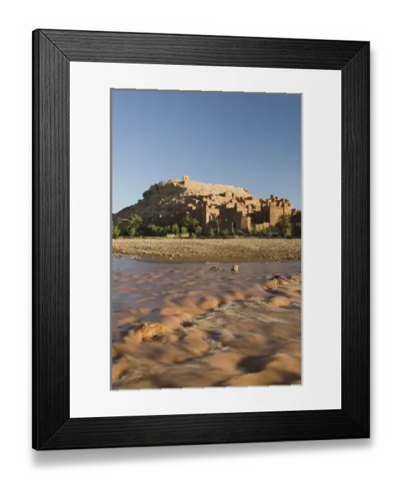 Framed Print : MOROCCO, South of the High Atlas, AIT BENHADDOU: Morning Light on the Kasbah / Site of film shoots Framed Print : MOROCCO, South of the High Atlas, AIT BENHADDOU: Morning Light on the Kasbah / Site of film shoots
