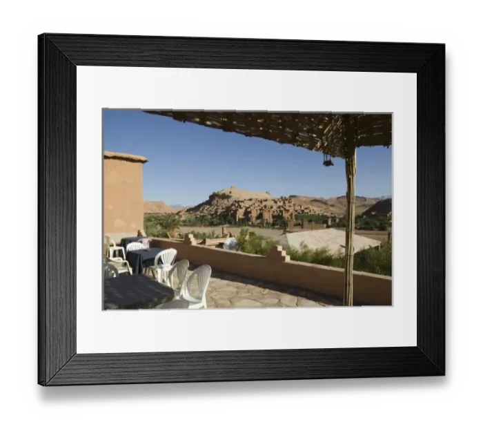 Framed Print : MOROCCO, South of the High Atlas, AIT BENHADDOU: Morning Light on the Kasbah Framed Print : MOROCCO, South of the High Atlas, AIT BENHADDOU: Morning Light on the Kasbah