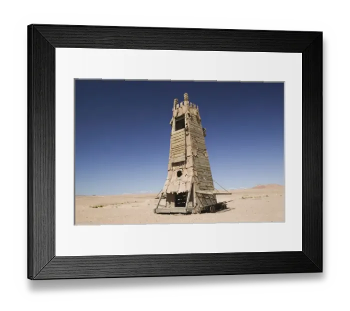 Framed Print : MOROCCO, South of the High Atlas, OUARZAZATE: Moroccan Hollywood: Film set castle