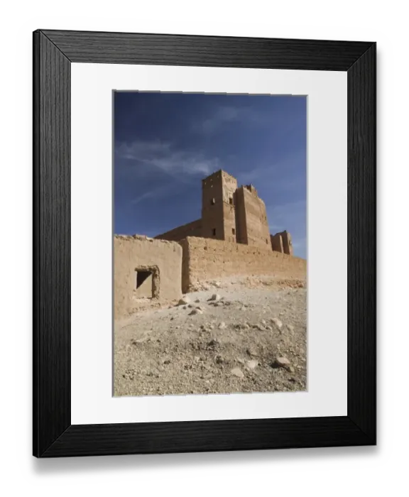 Framed Print : MOROCCO, Draa Valley, AGDZ: TAMNOUGALT Kasbah