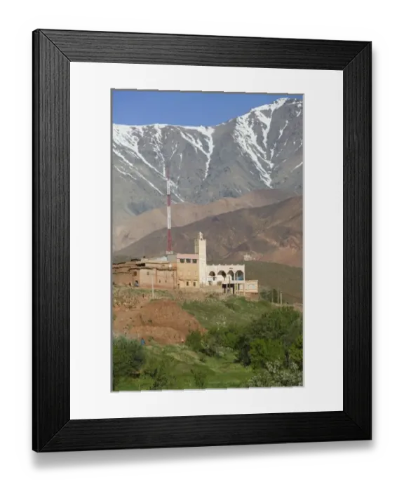 Framed Print : MOROCCO, South of the High Atlas, TIZI, N, TICHKA Pass Road: AGOUIM Village Framed Print : MOROCCO, South of the High Atlas, TIZI, N, TICHKA Pass Road: AGOUIM Village