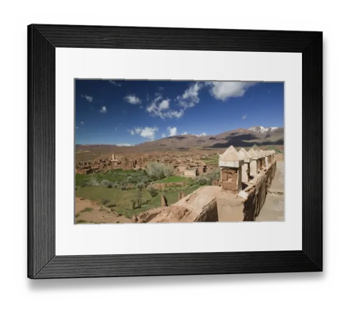 Framed Print : MOROCCO, South of the High Atlas, TIZI, N, TICHKA Pass Road: TELOUET Village, Ruins Framed Print : MOROCCO, South of the High Atlas, TIZI, N, TICHKA Pass Road: TELOUET Village, Ruins