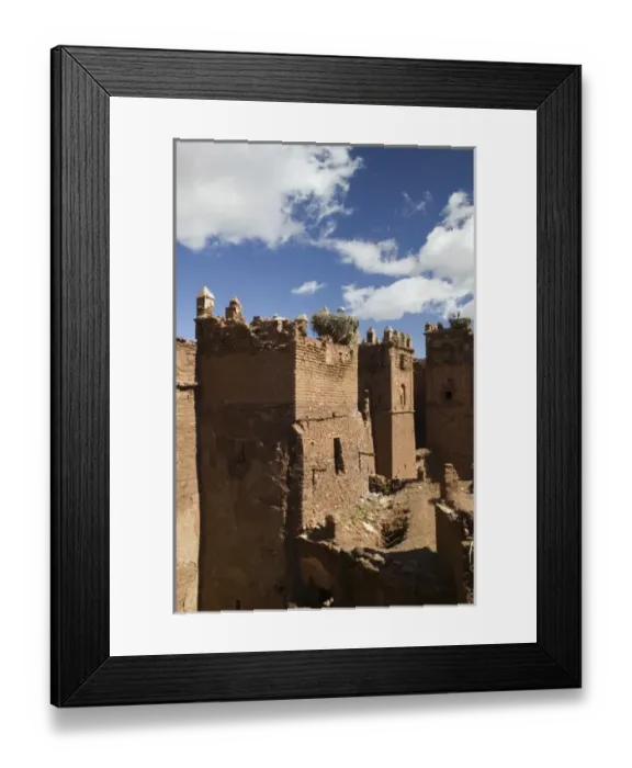 Framed Print : MOROCCO, South of the High Atlas, TIZI, N, TICHKA Pass Road: TELOUET Village, Ruins Framed Print : MOROCCO, South of the High Atlas, TIZI, N, TICHKA Pass Road: TELOUET Village, Ruins