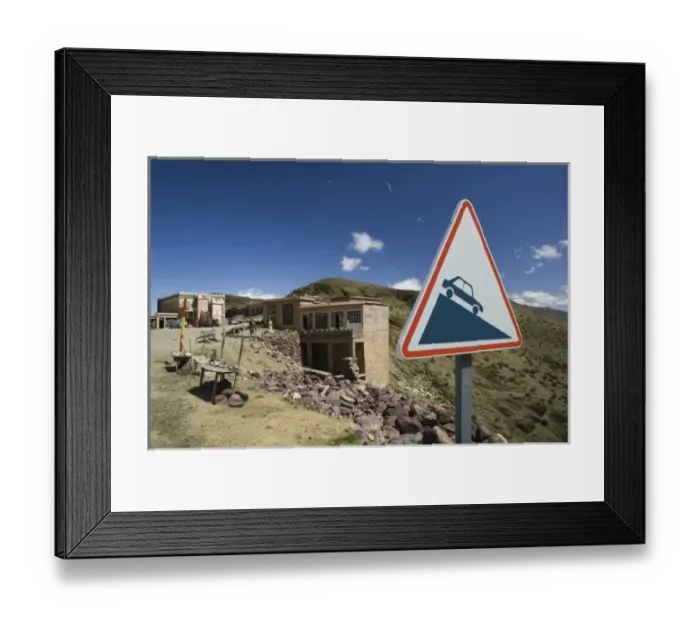 Framed Print : MOROCCO, South of the High Atlas, TIZI, N, TICHKA Pass Road: Shops at the top of the pass Framed Print : MOROCCO, South of the High Atlas, TIZI, N, TICHKA Pass Road: Shops at the top of the pass