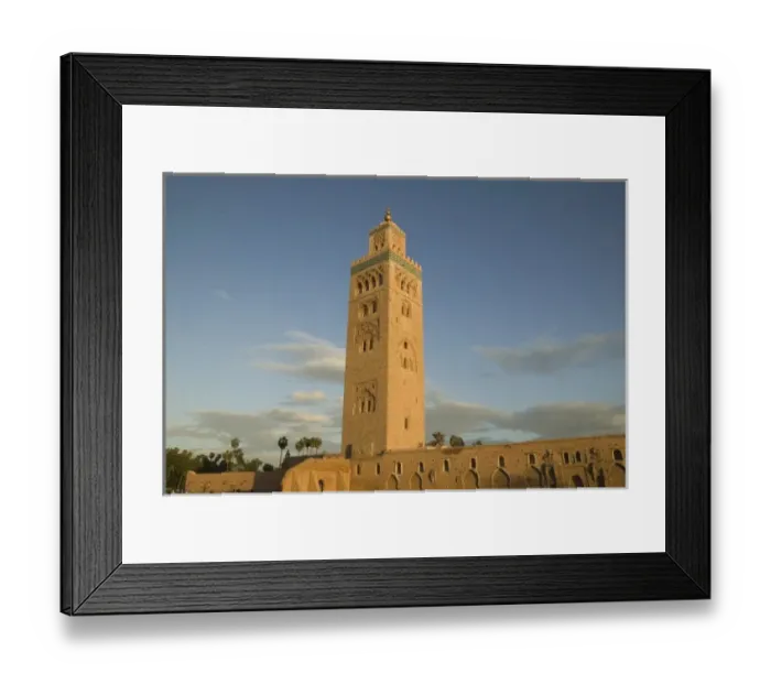 Framed Print : MOROCCO, MARRAKECH: Koutoubia Mosque (b. 1199) Sunset Framed Print : MOROCCO, MARRAKECH: Koutoubia Mosque (b. 1199) Sunset