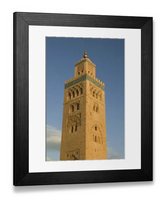 Framed Print : MOROCCO, MARRAKECH: Koutoubia Mosque (b. 1199) Sunset Framed Print : MOROCCO, MARRAKECH: Koutoubia Mosque (b. 1199) Sunset