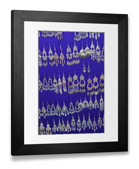 Framed Print : MOROCCO, MARRAKECH: The Souqs of Marrakech (Markets) Jewelry Framed Print : MOROCCO, MARRAKECH: The Souqs of Marrakech (Markets) Jewelry