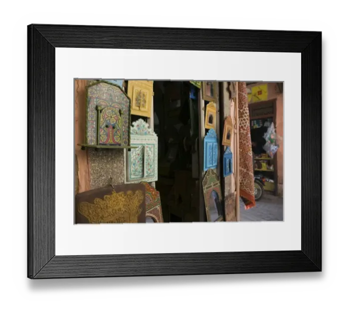 Framed Print : MOROCCO, MARRAKECH: The Souqs of Marrakech (Markets) Mirrors Framed Print : MOROCCO, MARRAKECH: The Souqs of Marrakech (Markets) Mirrors