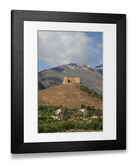 Framed Print : MOROCCO, Tizi, N, Test Pass Road, IJOUKAK: Kasbah Agadir n, Gouf Ruins Framed Print : MOROCCO, Tizi, N, Test Pass Road, IJOUKAK: Kasbah Agadir n, Gouf Ruins
