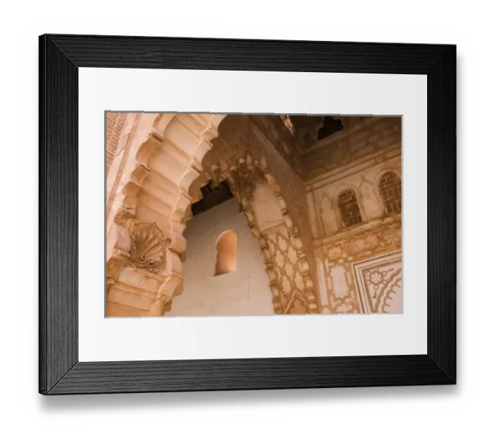 Framed Print : MOROCCO, Tizi, N, Test Pass Road, TIN MAL: Tinmal Mosque (b. 1153), Interior