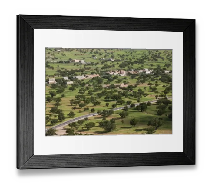 Framed Print : MOROCCO, Anti Atlas, IMI MQOURN: Town View Framed Print : MOROCCO, Anti Atlas, IMI MQOURN: Town View