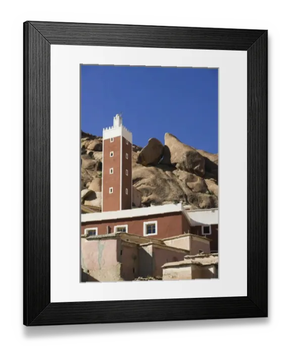 Framed Print : MOROCCO, Anti Atlas, TAFRAOUTE Area: ADAI, Red Mosque Framed Print : MOROCCO, Anti Atlas, TAFRAOUTE Area: ADAI, Red Mosque