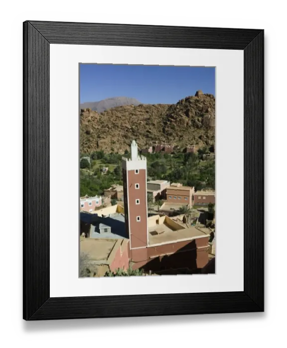 Framed Print : MOROCCO, Anti Atlas, TAFRAOUTE Area: ADAI, Red Mosque Framed Print : MOROCCO, Anti Atlas, TAFRAOUTE Area: ADAI, Red Mosque