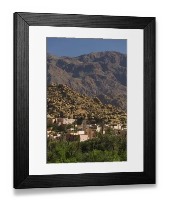 Framed Print : MOROCCO, Anti Atlas, TAFRAOUTE Area: ADAI, Village View Framed Print : MOROCCO, Anti Atlas, TAFRAOUTE Area: ADAI, Village View