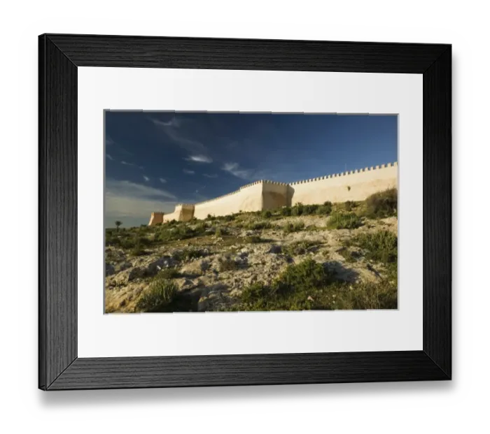 Framed Print : MOROCCO, Atlantic Coast, AGADIR: Ancient Kasbah Walls / Dawn Framed Print : MOROCCO, Atlantic Coast, AGADIR: Ancient Kasbah Walls / Dawn