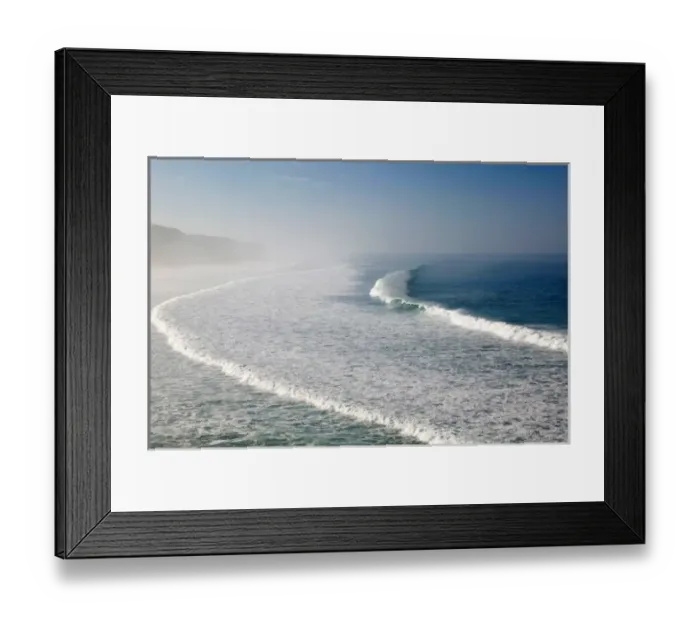 Framed Print : MOROCCO, Atlantic Coast, TAGHAZOUTE: Atlantic Coast in Morning Mist Framed Print : MOROCCO, Atlantic Coast, TAGHAZOUTE: Atlantic Coast in Morning Mist