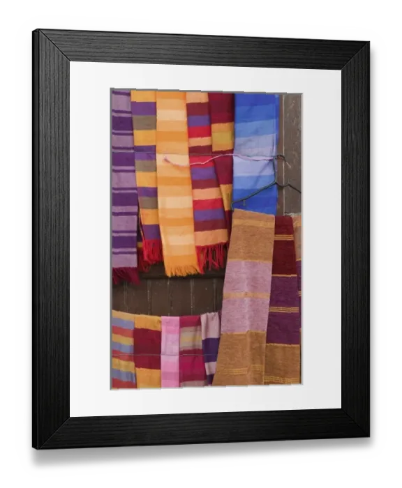 Framed Print : MOROCCO, Atlantic Coast, ESSAOUIRA: Moroccan Fabrics Framed Print : MOROCCO, Atlantic Coast, ESSAOUIRA: Moroccan Fabrics
