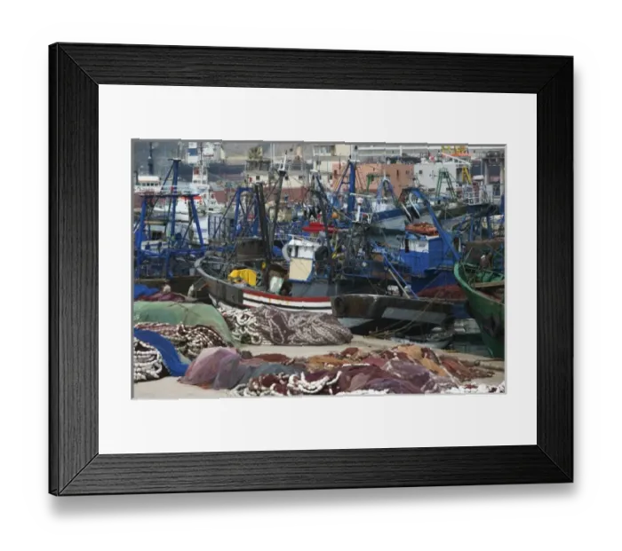 Framed Print : MOROCCO, Atlantic Coast, SAFI: Fishing Port