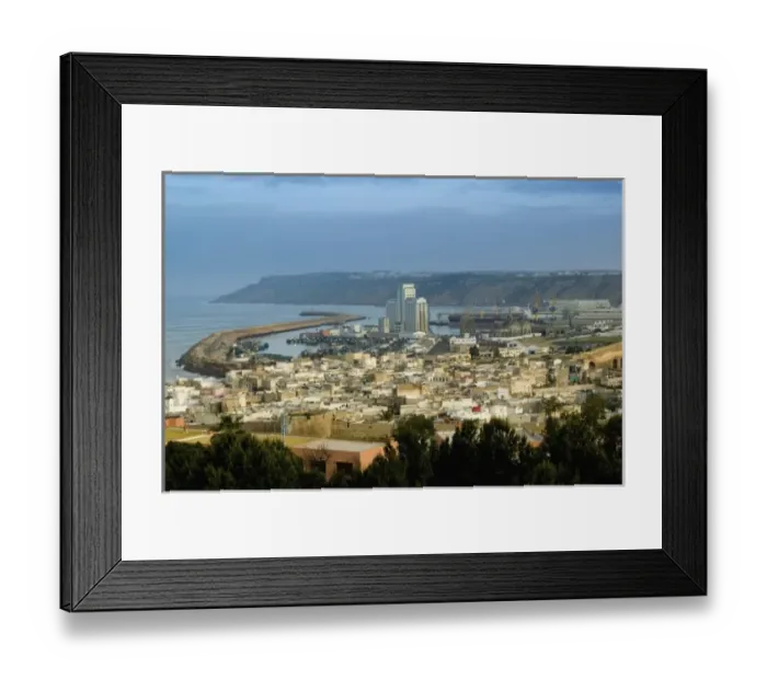Framed Print : MOROCCO, Atlantic Coast, SAFI: Town and Port View  /  Morning