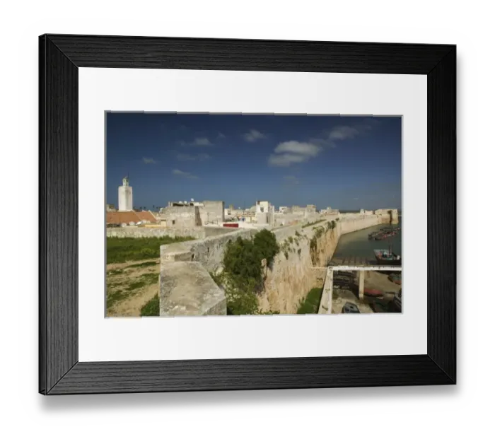 Framed Print : MOROCCO, Atlantic Coast, EL, JADIDA: Cite Portugaise / Portuguese Fortress, Fortress View Framed Print : MOROCCO, Atlantic Coast, EL, JADIDA: Cite Portugaise / Portuguese Fortress, Fortress View