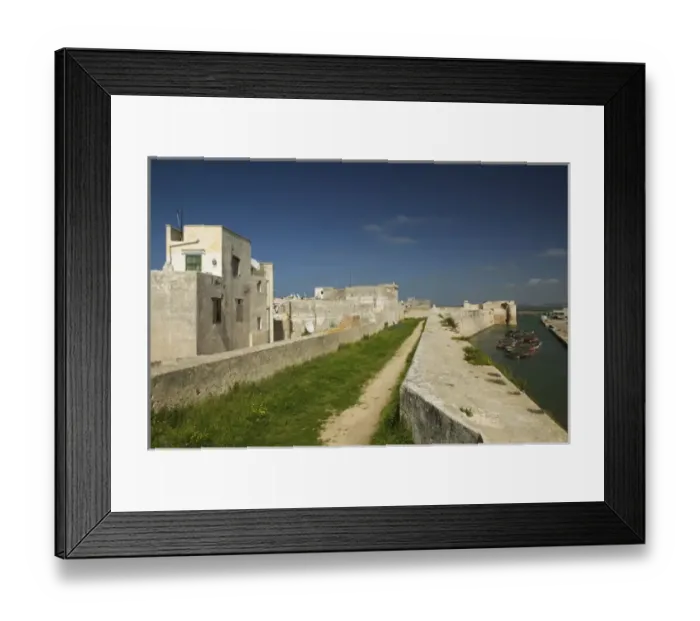 Framed Print : MOROCCO, Atlantic Coast, EL, JADIDA: Cite Portugaise / Portuguese Fortress, Fortress View Framed Print : MOROCCO, Atlantic Coast, EL, JADIDA: Cite Portugaise / Portuguese Fortress, Fortress View