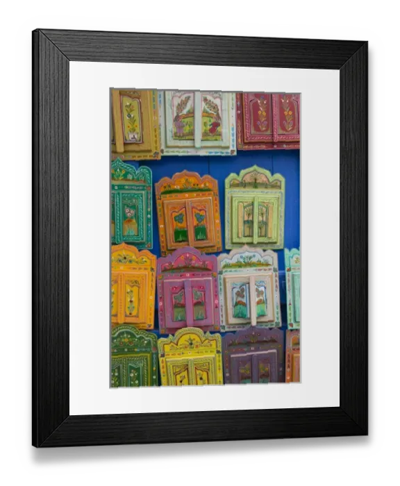 Framed Print : MOROCCO, Atlantic Coast, ESSAOUIRA: Moroccan Souvenirs