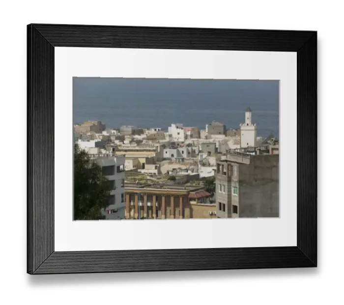Framed Print : MOROCCO, Atlantic Coast, SAFI: Town View  /  Morning