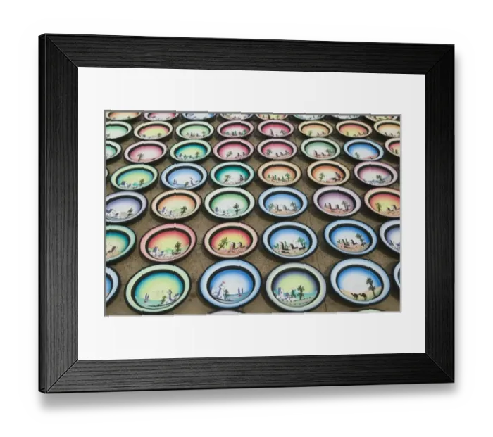 Framed Print : MOROCCO, Atlantic Coast, SAFI: Colline des Potiers, Potters Hill, Ceramic Plates Framed Print : MOROCCO, Atlantic Coast, SAFI: Colline des Potiers, Potters Hill, Ceramic Plates