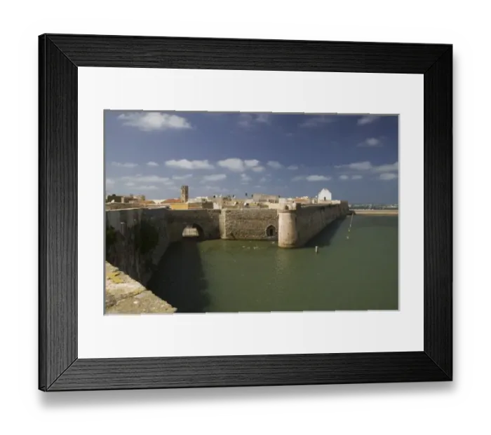 Framed Print : MOROCCO, Atlantic Coast, EL, JADIDA: Cite Portugaise / Portuguese Fortress, Fortress View Framed Print : MOROCCO, Atlantic Coast, EL, JADIDA: Cite Portugaise / Portuguese Fortress, Fortress View