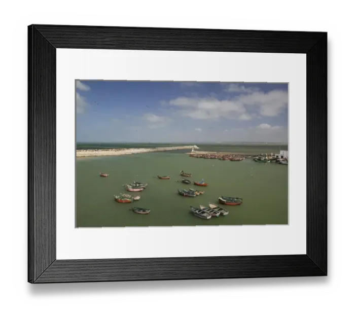 Framed Print : MOROCCO, Atlantic Coast, EL, JADIDA: Cite Portugaise / Portuguese Fortress, View Framed Print : MOROCCO, Atlantic Coast, EL, JADIDA: Cite Portugaise / Portuguese Fortress, View