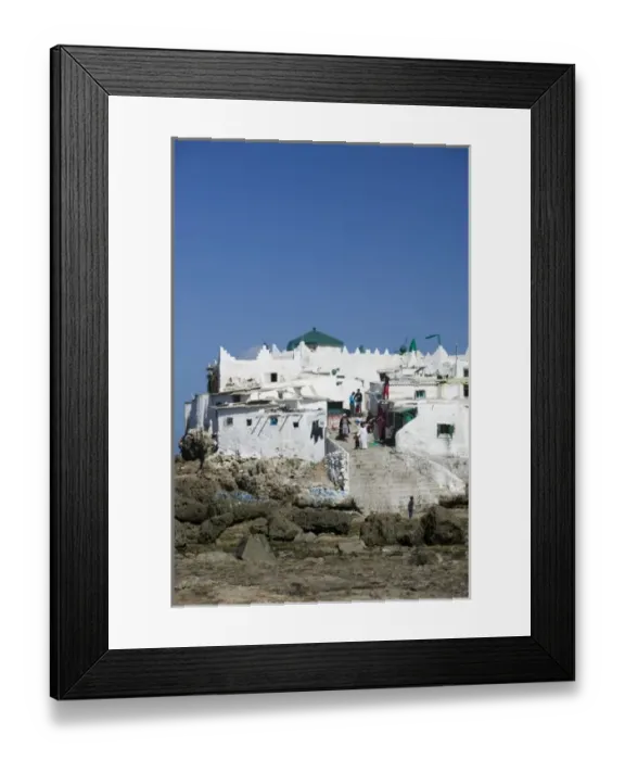 Framed Print : MOROCCO, Atlantic Coast, CASABLANCA (AIN DIAB): Marabout of Sidi, Abd, er, Rahmane / Tomb Framed Print : MOROCCO, Atlantic Coast, CASABLANCA (AIN DIAB): Marabout of Sidi, Abd, er, Rahmane / Tomb