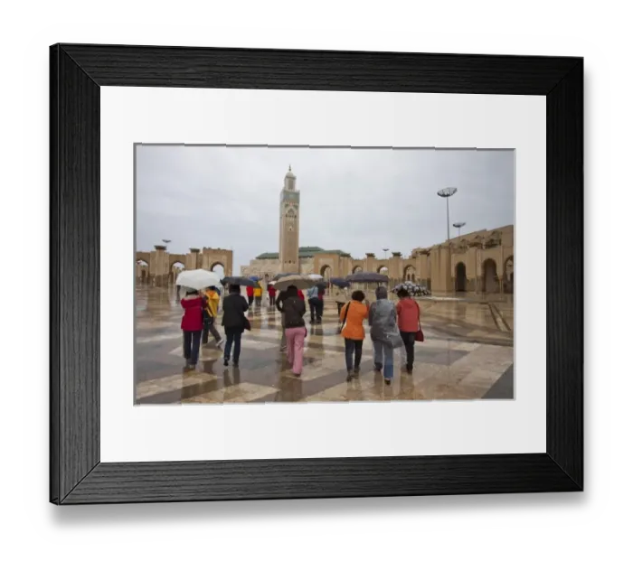 Framed Print : Al-Hassan II mosque, Casablanca, Morocco Framed Print : Al-Hassan II mosque, Casablanca, Morocco