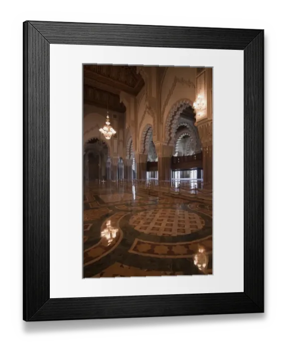 Framed Print : Al-Hassan II mosque, Casablanca, Morocco Framed Print : Al-Hassan II mosque, Casablanca, Morocco