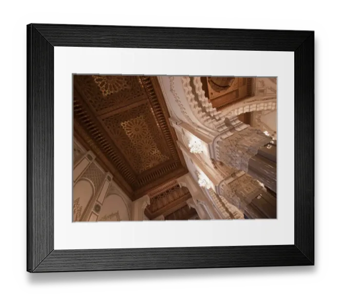 Framed Print : Al-Hassan II mosque, Casablanca, Morocco Framed Print : Al-Hassan II mosque, Casablanca, Morocco