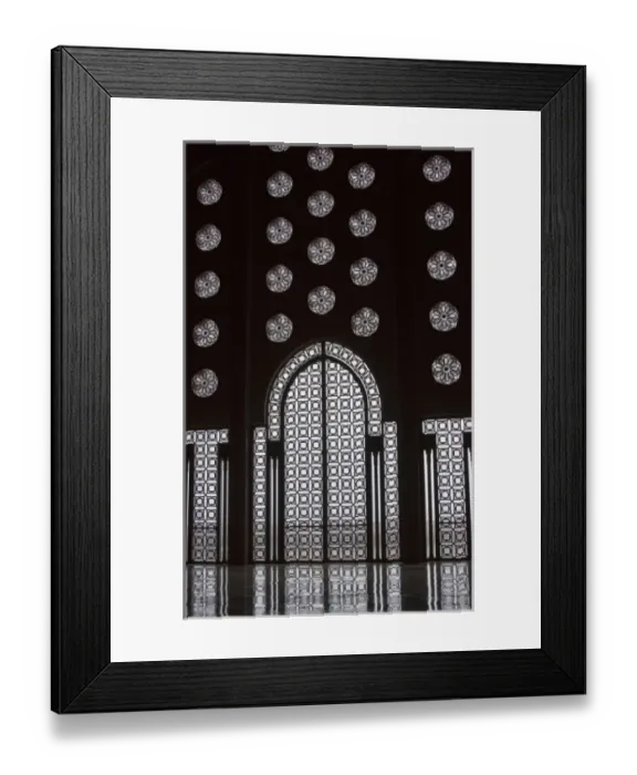 Framed Print : Al-Hassan II mosque, Casablanca, Morocco Framed Print : Al-Hassan II mosque, Casablanca, Morocco