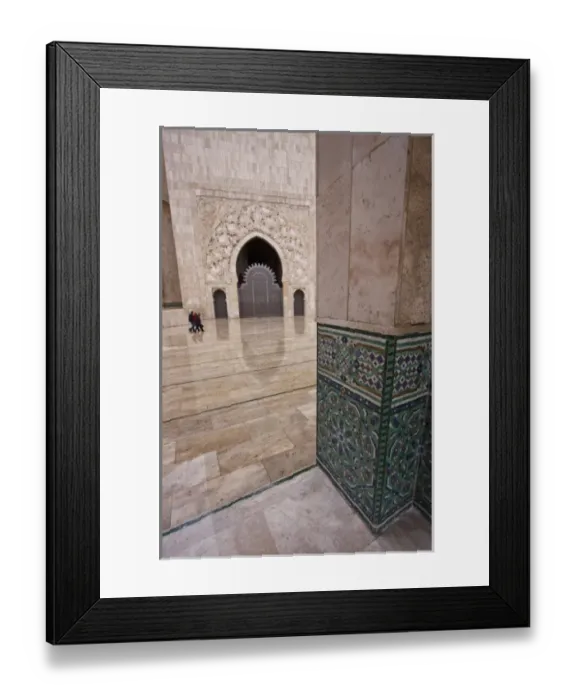 Framed Print : Al-Hassan II mosque, Casablanca, Morocco Framed Print : Al-Hassan II mosque, Casablanca, Morocco